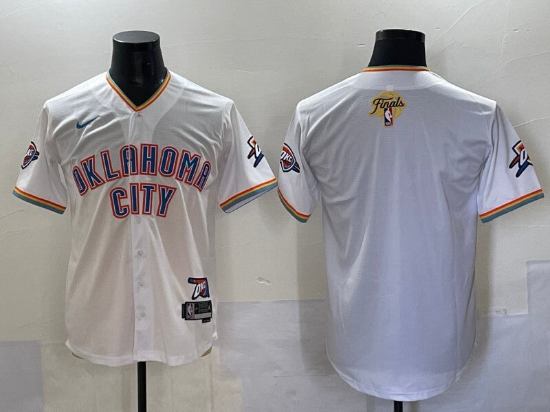Oklahoma City Thunder #8 Jalen Williams nba Collaboration Style 4