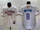 Oklahoma City Thunder #8 Jalen Williams nba Collaboration Style 7