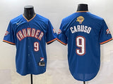 Oklahoma City Thunder #9 Alex Caruso nba Collaboration Style 7