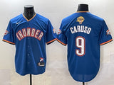 Oklahoma City Thunder #9 Alex Caruso nba Collaboration Style 8