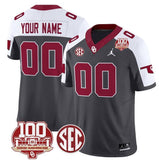 Oklahoma Sooners Active Player Custom Anthracite Alternate F.U.S.E SEC & 100th
