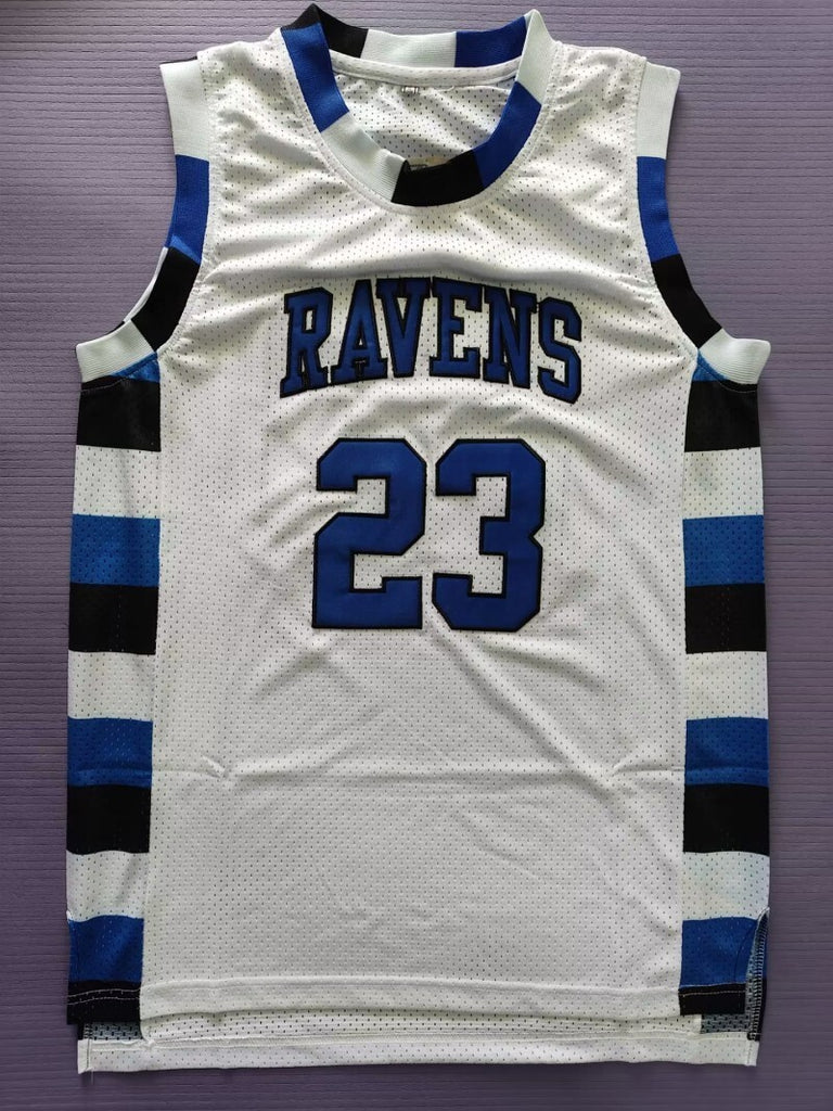 One Tree Hill Ravens #23 Nathan Scott Basketball 23 White Jersey Basketball Style 2