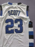One Tree Hill Ravens #23 Nathan Scott Basketball 23 White Jersey Basketball Style 3