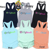 Only Diesels Women's Razorback Tank Top Casual Womenswear Comfort