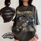 Onyx Storm Brave The Dark T-Shirt | Fourth Wing Series Tee For Fan | Violet Sorrengail Dragon Rider | Gift For Book Lover