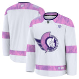 Ottawa Senators 2024 Hockey Fights Cancer Practice Jersey - White