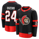 Ottawa Senators #24 Dylan Cozens Home Breakaway Jersey - Black