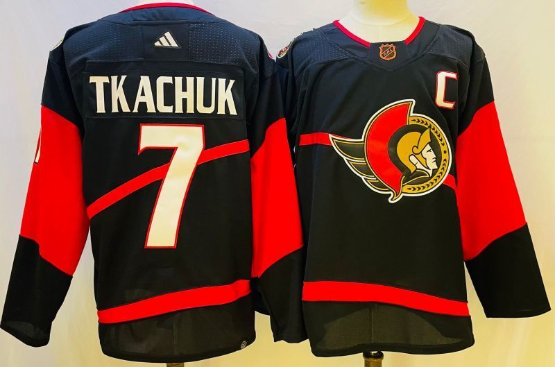 Ottawa Senators #7 Brady Tkachuk Style 4