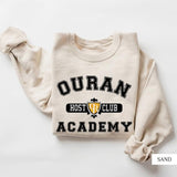 Ouran Host Club Academy Crewneck Shirt, Unisex T-Shirt - Ouran High School Host Club Academy Shirt, Ouran Academy Shirt