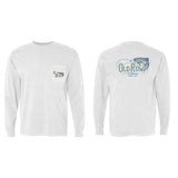 Outdoors Trout Hook Long Sleeve Pocket Tee