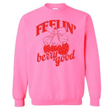 PUFF 'Berries & Bows' Lightweight Sweatshirt