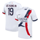 Paris #19 Lee Kang In Saint-Germain 202425 Away Men Jersey - White