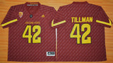 Pat Tillman 42 Maroon