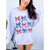 Patriotic Bows Graphic Top