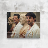 Pedro P4sc4l Paul Mesc4l 2025 Wall Calendar Planner, Celebrity Merchandise, Celebrity Crush Merch, Unique Holiday Gift, New Year 2025