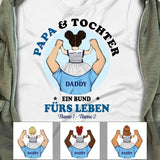 Personalized  Daddy And Daughter Papa &amp; Tochter German T Shirt AP174 73O58