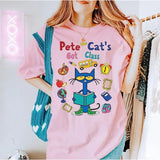 Pet.e The Cat Got Class Shirt, Pet.e The Cat Teacher School T-shirt, The Cool Cat, Children's Book, Cute Groovy Cat Sweatshirt