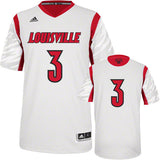 Peyton Siva #3 White Big East Logo 1