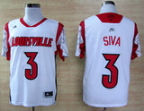 Peyton Siva #3 White Big East Logo