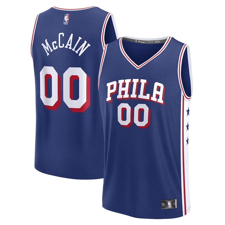Philadelphia 76ers Jared McCain 2024 NBA Draft Fast Break Player Jersey - Icon Edition - Royal