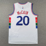 Philadelphia 76ers #20 McCain 76 Team 20 # Ja · City Edition White Style 1