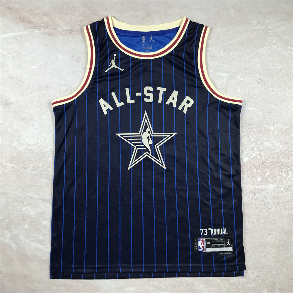 Philadelphia 76ers #21 Joel Embiid 2024 NBA All-Star Swingman Jersey Hot Press 24 All-Star Blue Hot Press S-XXL Style 2