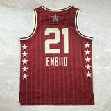 Philadelphia 76ers #21 Joel Embiid 2024 NBA All-Star