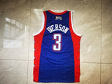 Philadelphia 76ers #3 Allen Iverson 04 All-Star 3 Blue Style 2