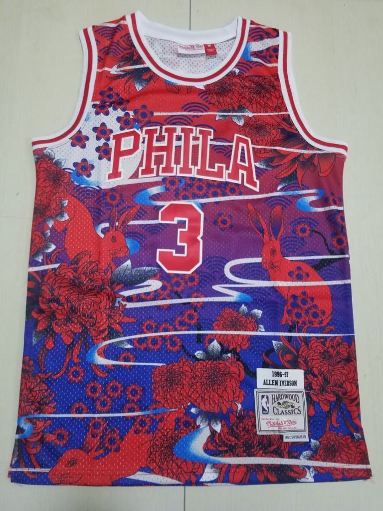 Philadelphia 76ers #3 Allen Iverson 76 3 Limited s-xxl Style 2
