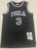 Philadelphia 76ers #3 Allen Iverson 76 3 # Black Retro Style 2