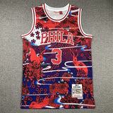 Philadelphia 76ers #3 Allen Iverson 76 Team 3 # Iverson Year of Rabbit Commemorative Style 2