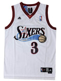Philadelphia 76ers #3 Allen Iverson Phillies 76 Team Iverson IVERSON White Premium Mesh Style 1