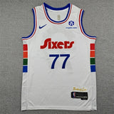 Philadelphia 76ers #77 V. J. Edgecombe 25 76 77 White City Edition Style 4