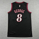Philadelphia 76ers #8 Paul George 26 76 Classic Black Style 1