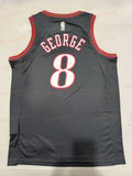 Philadelphia 76ers #8 Paul George 26 Season 76 Team Retro Black Style 1