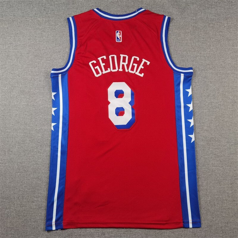 Philadelphia 76ers #8 Paul George 76 8 Red s-xxl Style 1