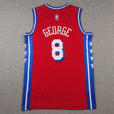 Philadelphia 76ers #8 Paul George 76 8 Red s-xxl Style 1