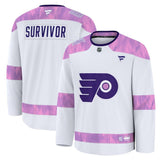 Philadelphia Flyers Fanatics Hockey Fights Cancer Practice Jersey - White