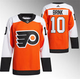 Philadelphia Flyers #10 Bobby Brink 202324 Orange