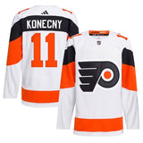 Philadelphia Flyers #11 Travis Konecny 2024 NHL Stadium Series Primegreen Authentic Player Jersey – White Style 2