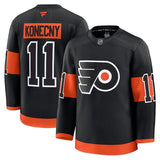 Philadelphia Flyers #11 Travis Konecny Alternate Premium Jersey - Black
