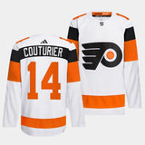 Philadelphia Flyers #14 Sean Couturier 2024 NHL Stadium Series White Jersey