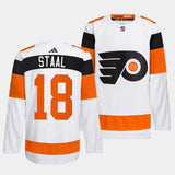 Philadelphia Flyers #18 Marc Staal 2024 NHL Stadium Series White Jersey