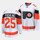 Philadelphia Flyers #25 Ryan Poehling 2024 NHL Stadium Series Jersey – White