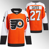 Philadelphia Flyers #27 Noah Cates 202324 Orange