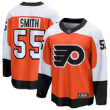 Philadelphia Flyers #55 Givani Smith Home Breakaway Jersey - Orange