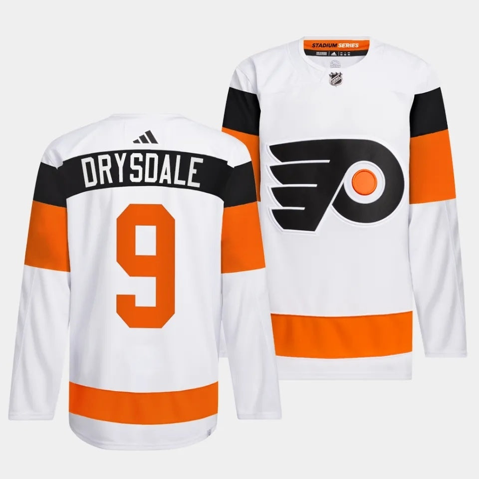 Philadelphia Flyers #9 Jamie Drysdale 2024 NHL Stadium Series White Jersey