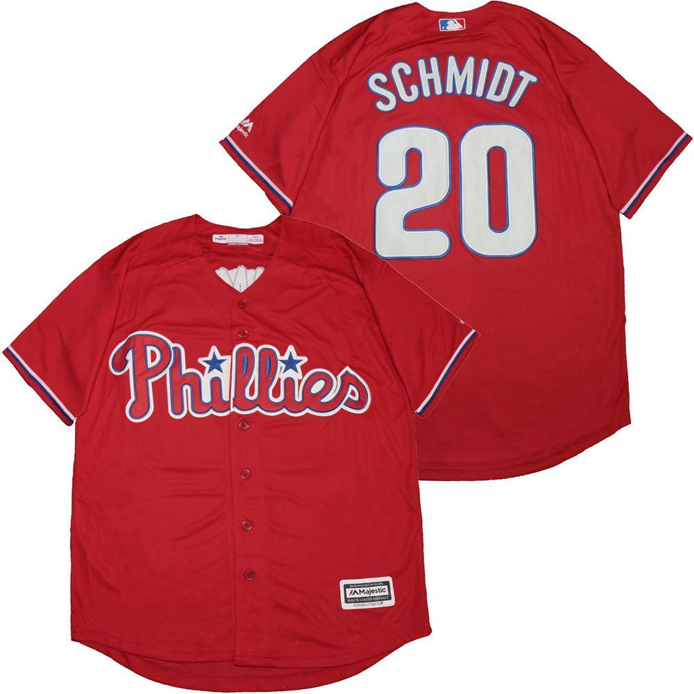 Philadelphia Phillies #20 Mike Schmidt Phillies 20 Red Fan