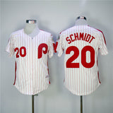 Philadelphia Phillies #20 Mike Schmidt Phillies 20 White Red 1983 Retro