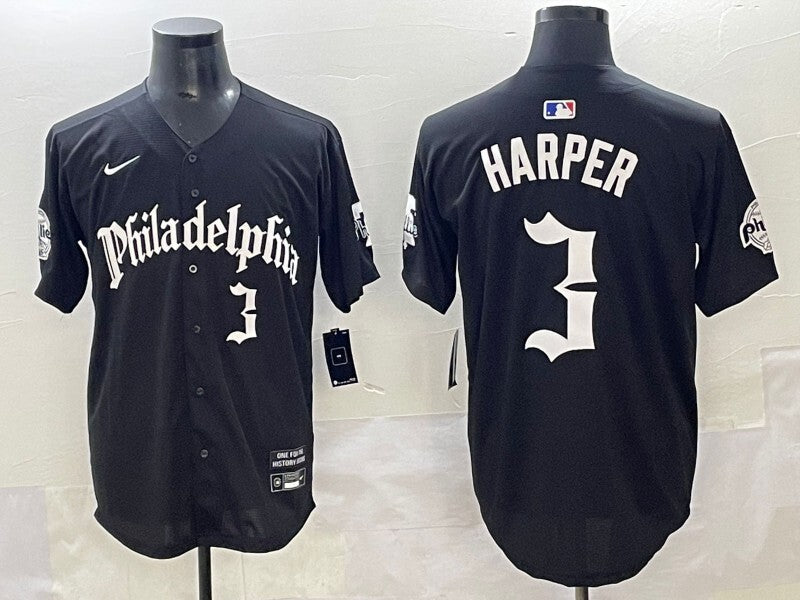 Philadelphia Phillies #3 Bryce Harper Phillies 5 Collaboration Style 4